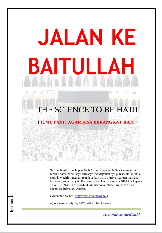 Download E-book Jalan ke Baitullah GRATIS